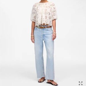 Madewell Low Slung Crop Jeans